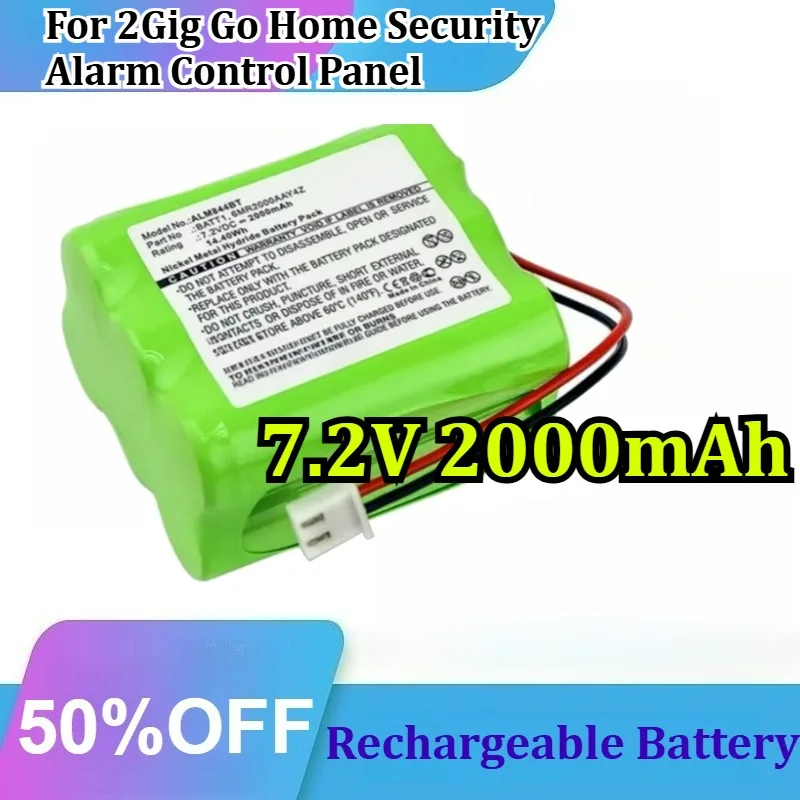 Home Security Battery Replacement - Batteria di ricambio ricaricabile per pannello