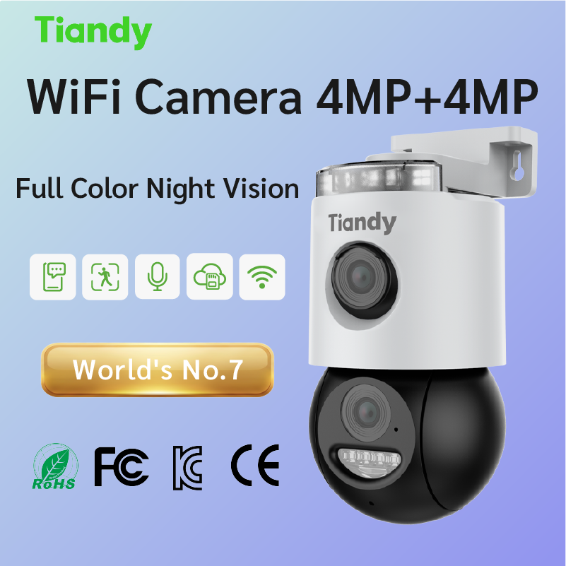 Home Security Google Camera - Telecamera di sicurezza Tiandy 4MP per