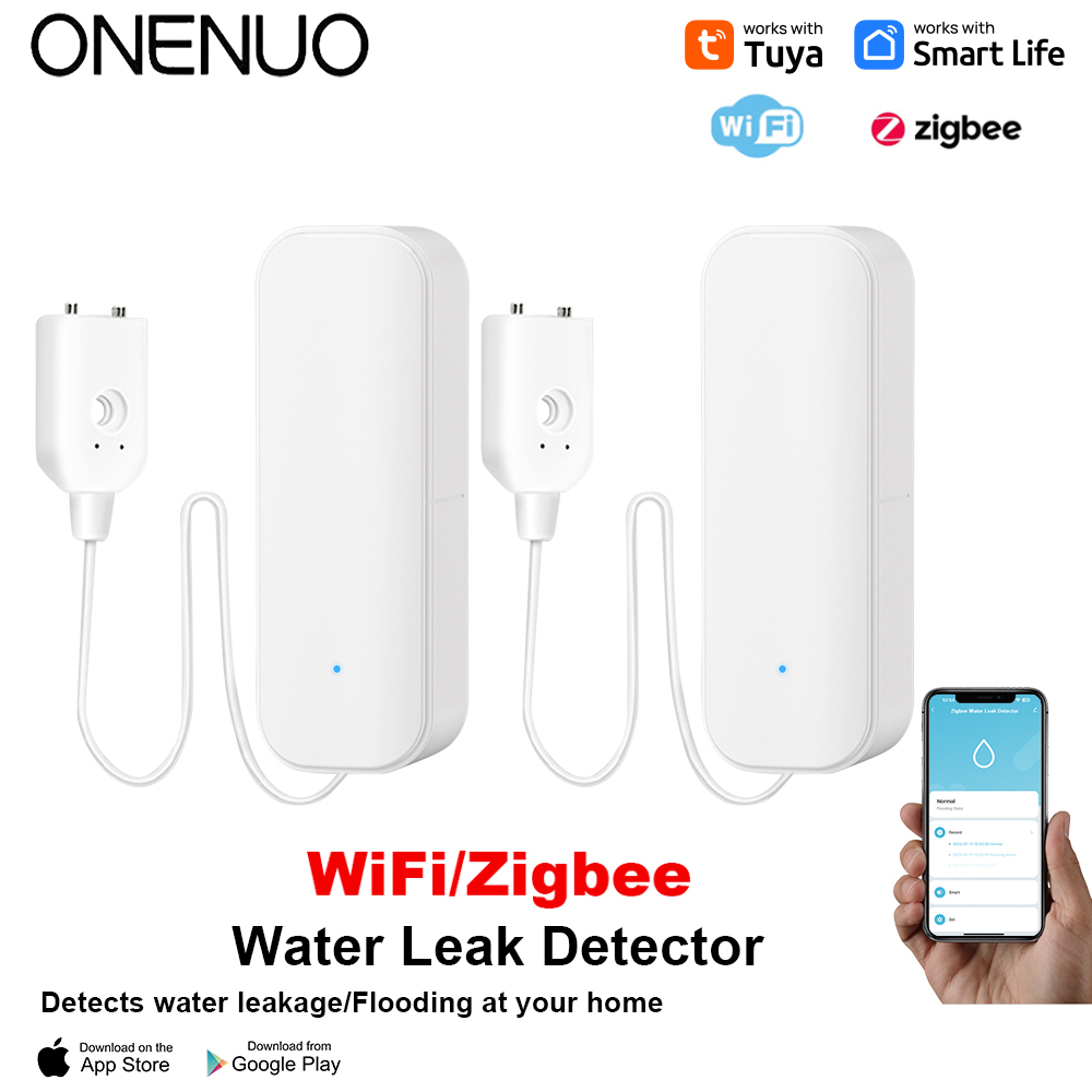 Home Security Outdoor - WiFi/Zigbee Sensore Acqua Tuya Allarme Perdite