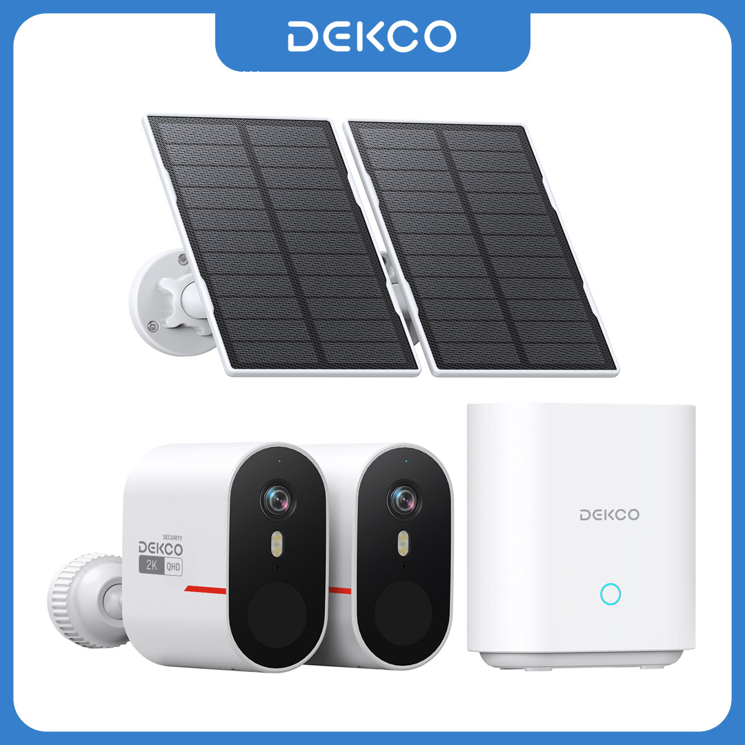 Home Security Google Camera - Sistema di Telecamere Solari WiFi Dekco