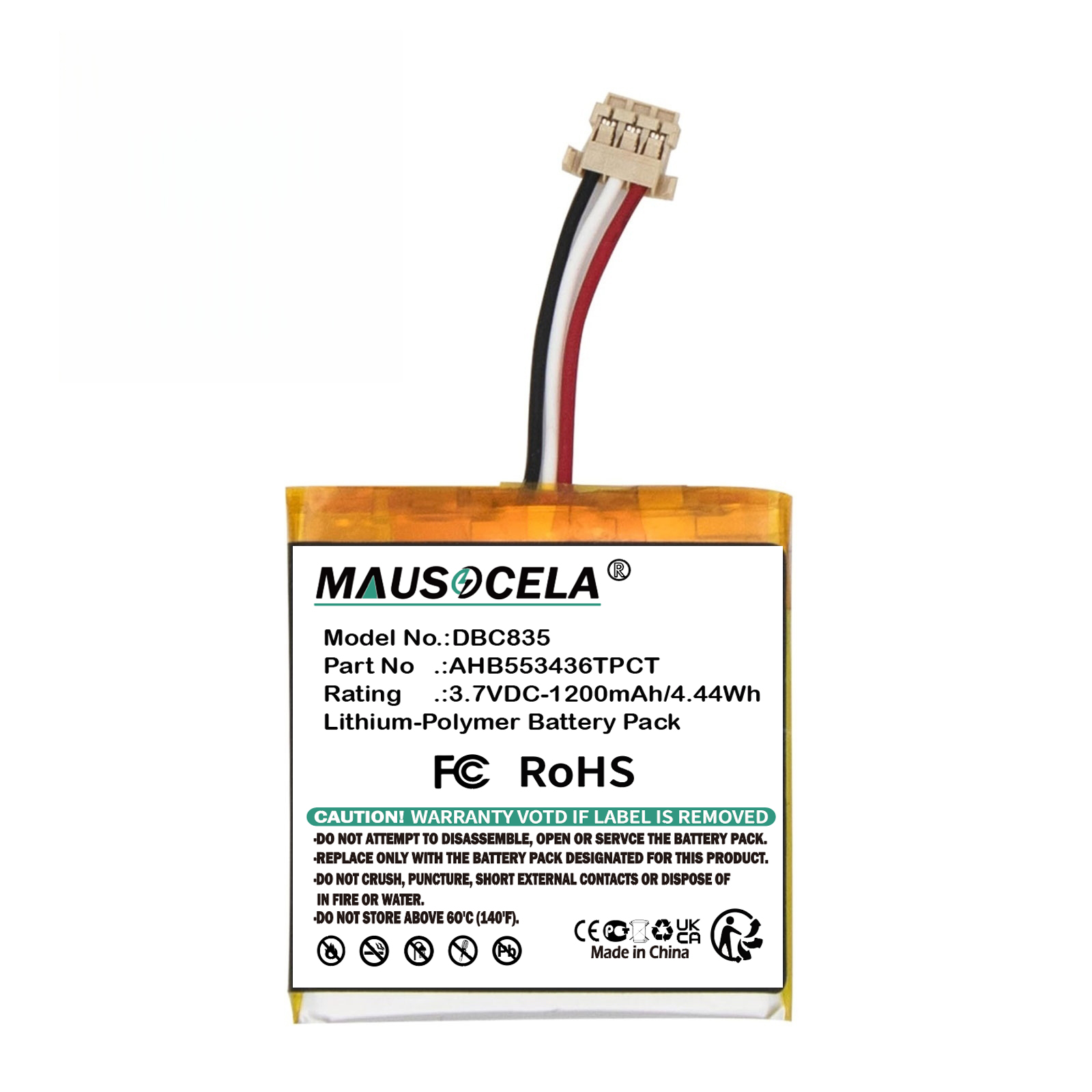 Home Security Battery Replacement - Batteria sostitutiva per telecamera di sicurezza