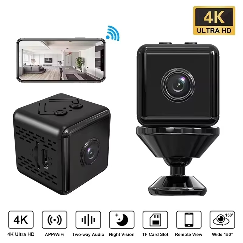 Home Security Packages - Mini Telecamera WIFI 4K Full HD,