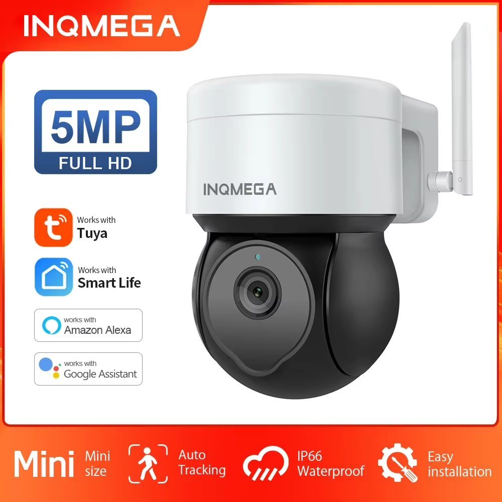 Home Security Google Camera - INQMEGA 5MP Tuya Telecamera PTZ esterna