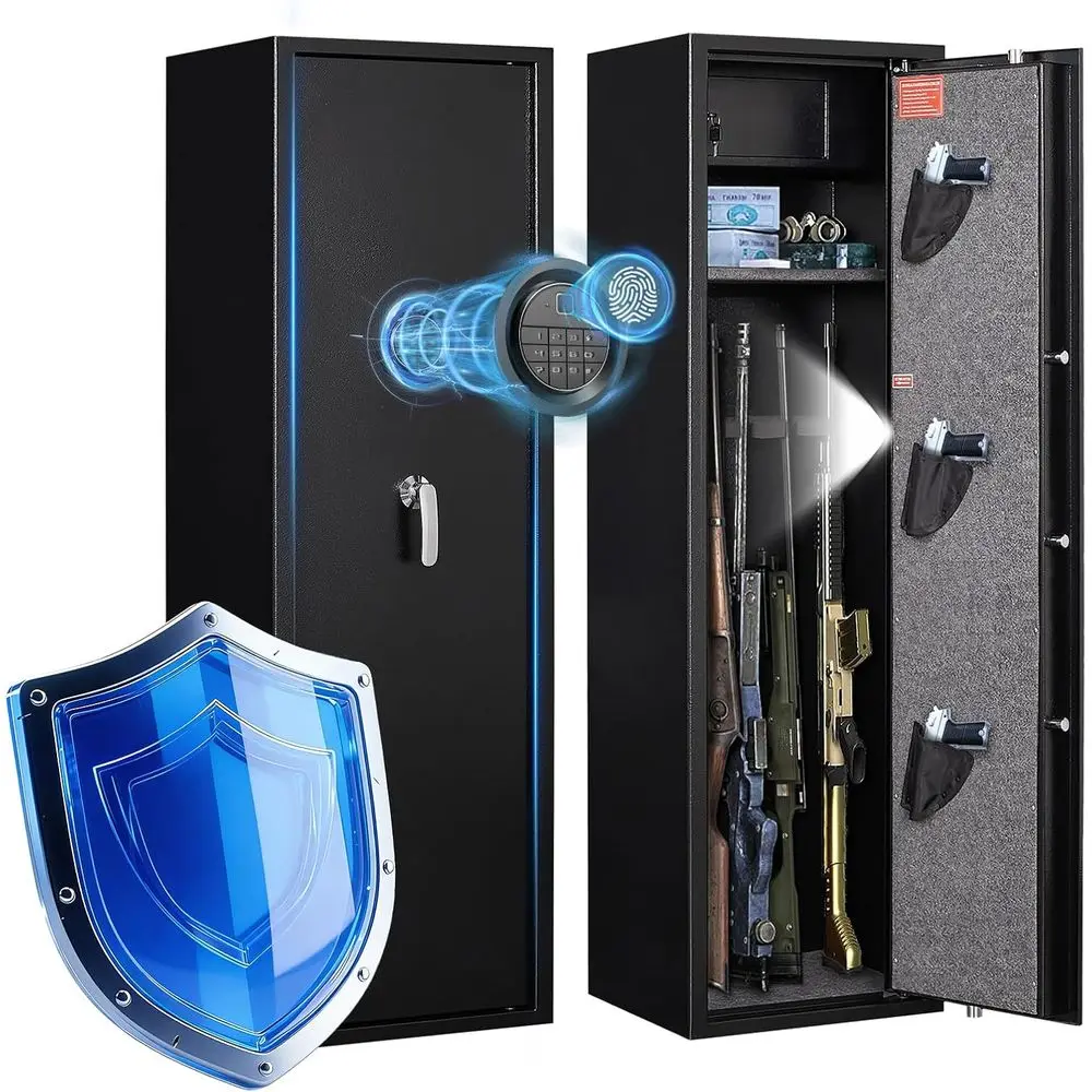 Home Security Safe - Cassaforte Biometrica con Impronta Digitale -