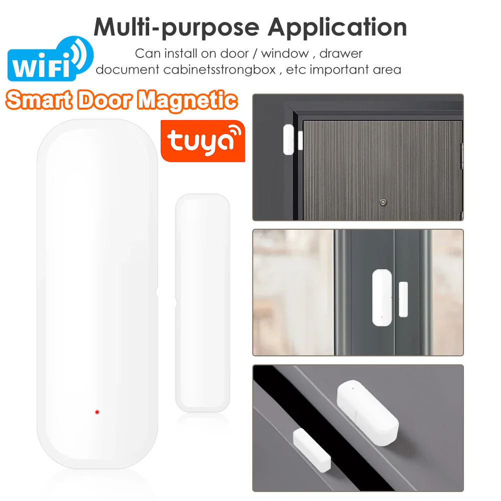 Home Security Door - Sensore di Sicurezza Tuya WiFi per