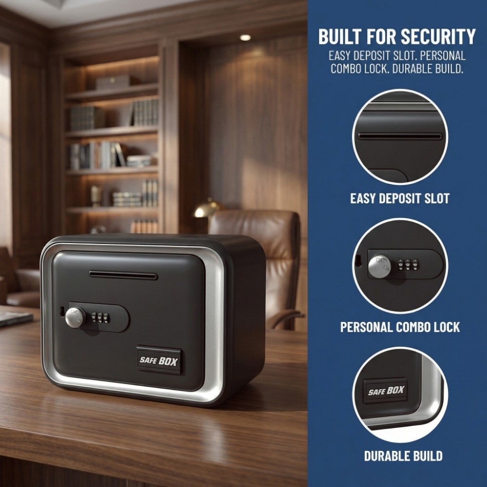 Home Security Packages - Salvadanaio con Serratura a Combinazione per