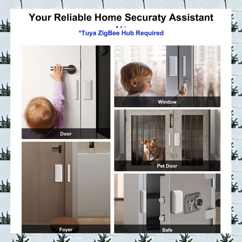 Home Security Door - ABLG Tuya Zigbee Sensore per porte