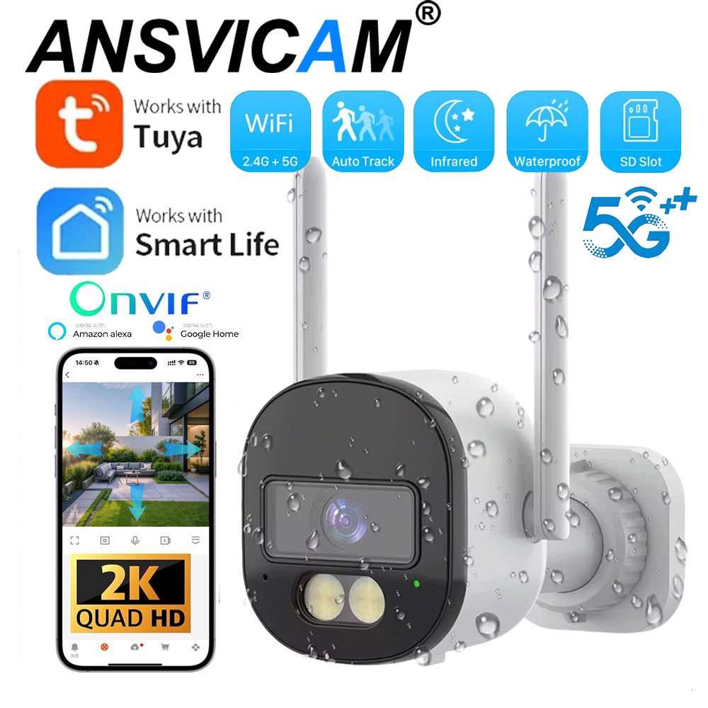 Home Security Google Camera - Telecamera IP WiFi 5G Tuya per