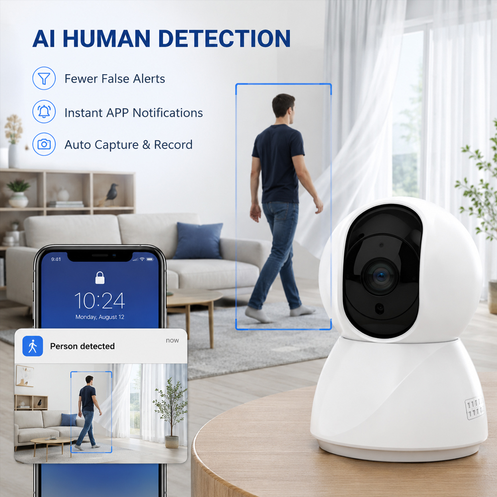 Telecamera IP WiFi Tuya Smart  - Home Security Google Camera recensione e prezzo