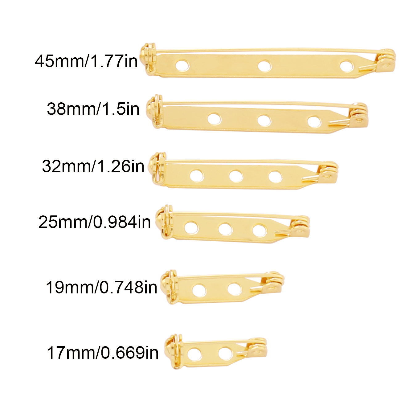10 pz 17-45mm Spilla Clip Base - Home Security Safe recensione e prezzo