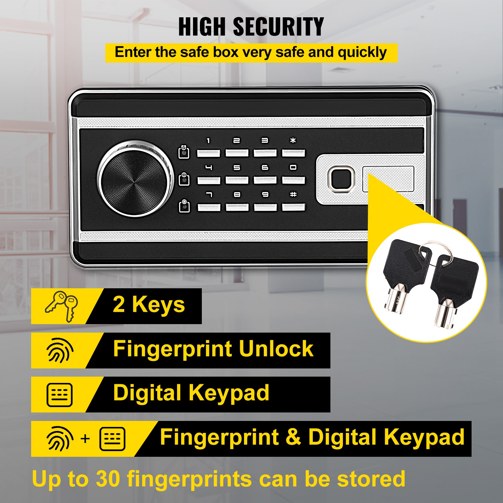 Cassetta di sicurezza con serr - Home Security Safe recensione e prezzo