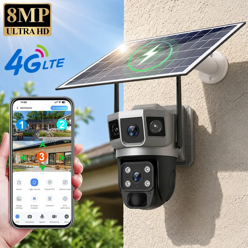 V380 4K 3 Schermi Telecamera 4 - Home Security Packages recensione e prezzo