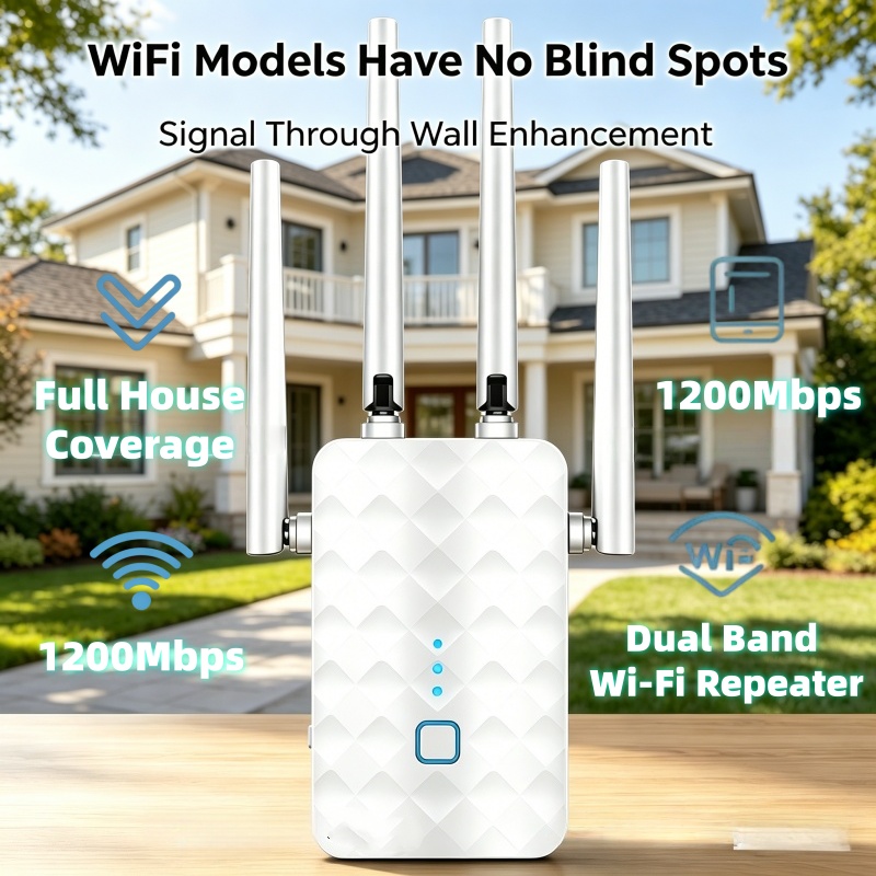 Ripetitore WiFi 1200Mbps Wirel - Home Security Outdoor recensione e prezzo