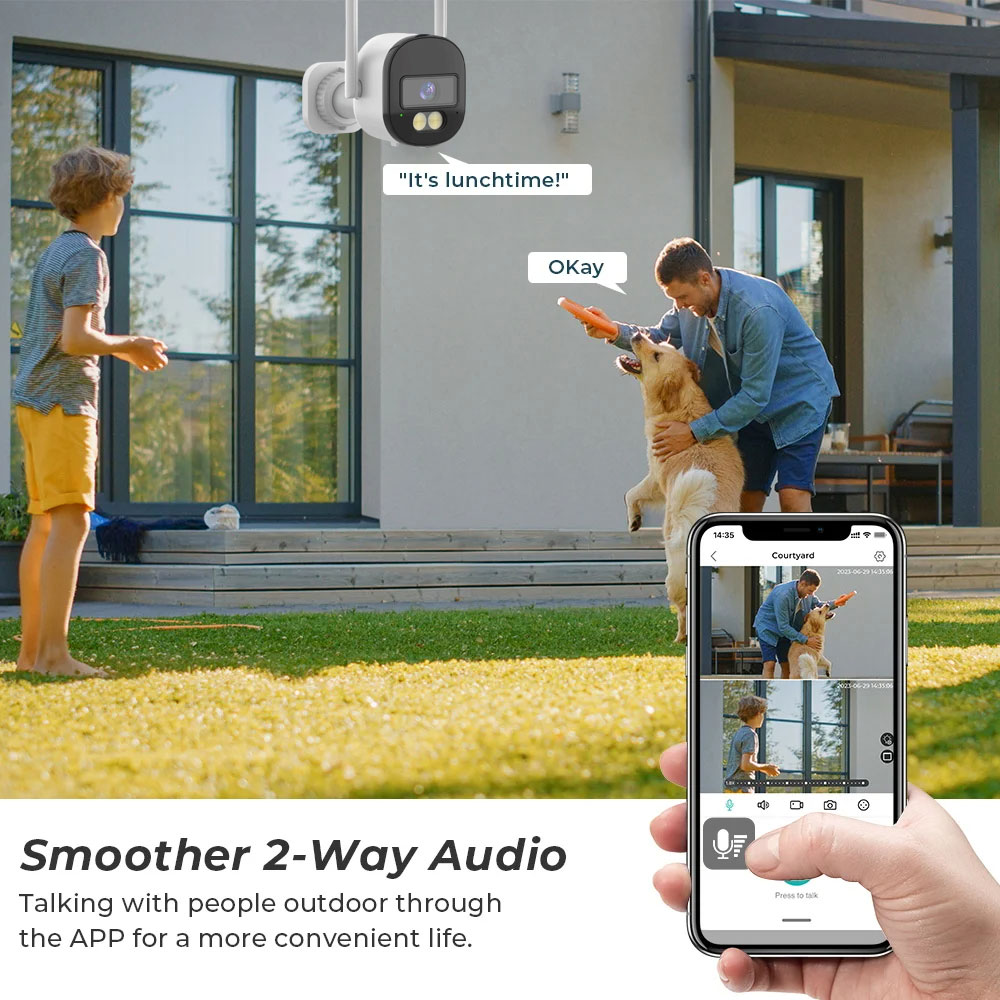 Telecamera IP WiFi 5G Tuya per - Home Security Google Camera recensione e prezzo